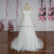 Factory Outlet Beaded Sash 2017 New Arrivals Wedding Dress Gown